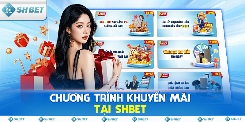 Chương trình khuyến mãi tại SHBET